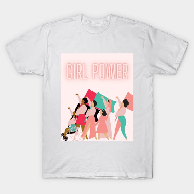 Girl Power T-Shirt by Natalice